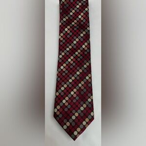 Croft & Barrow Burgundy and Black Tie